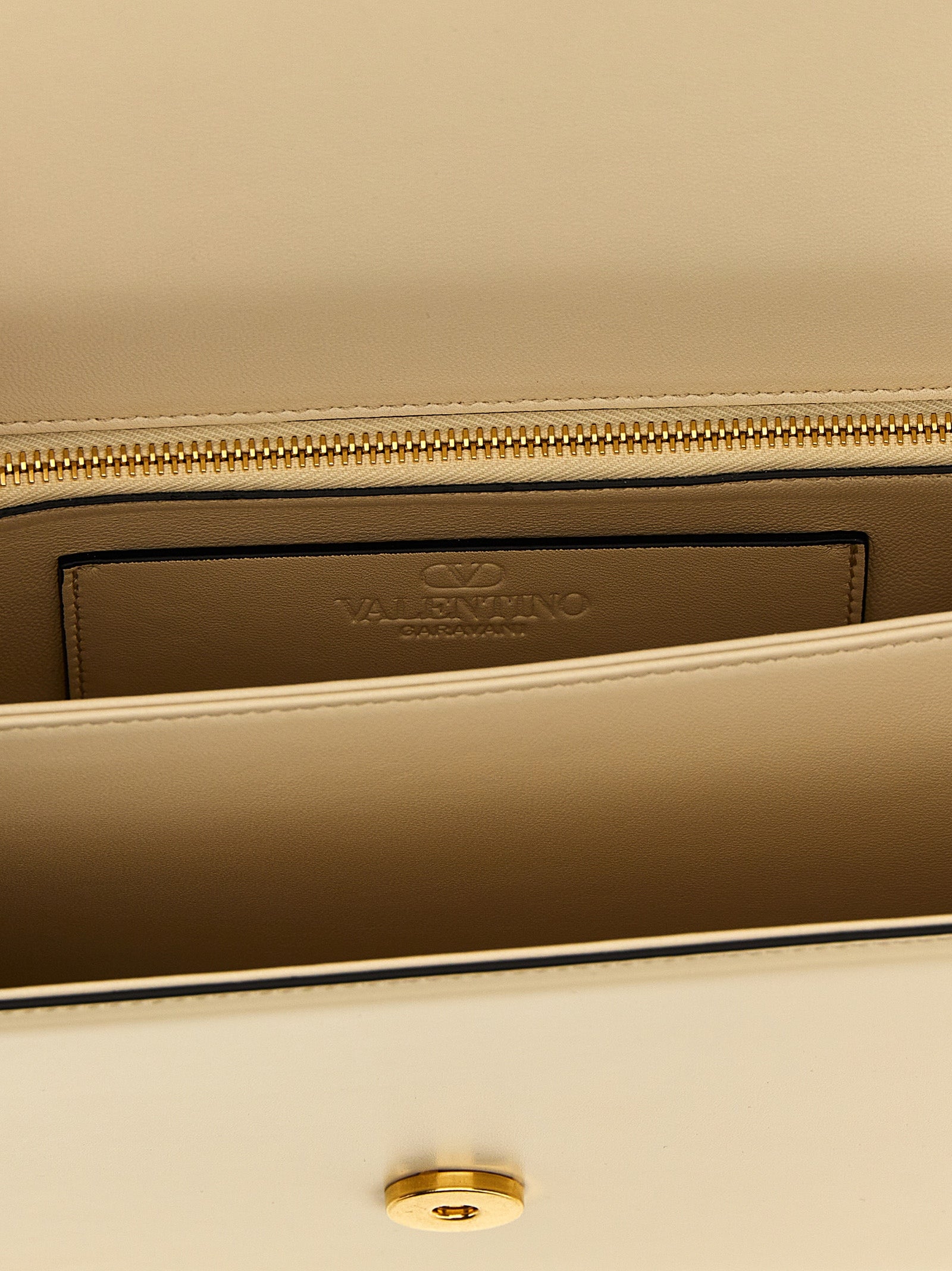 Calfskin Vain Shoulder Bag