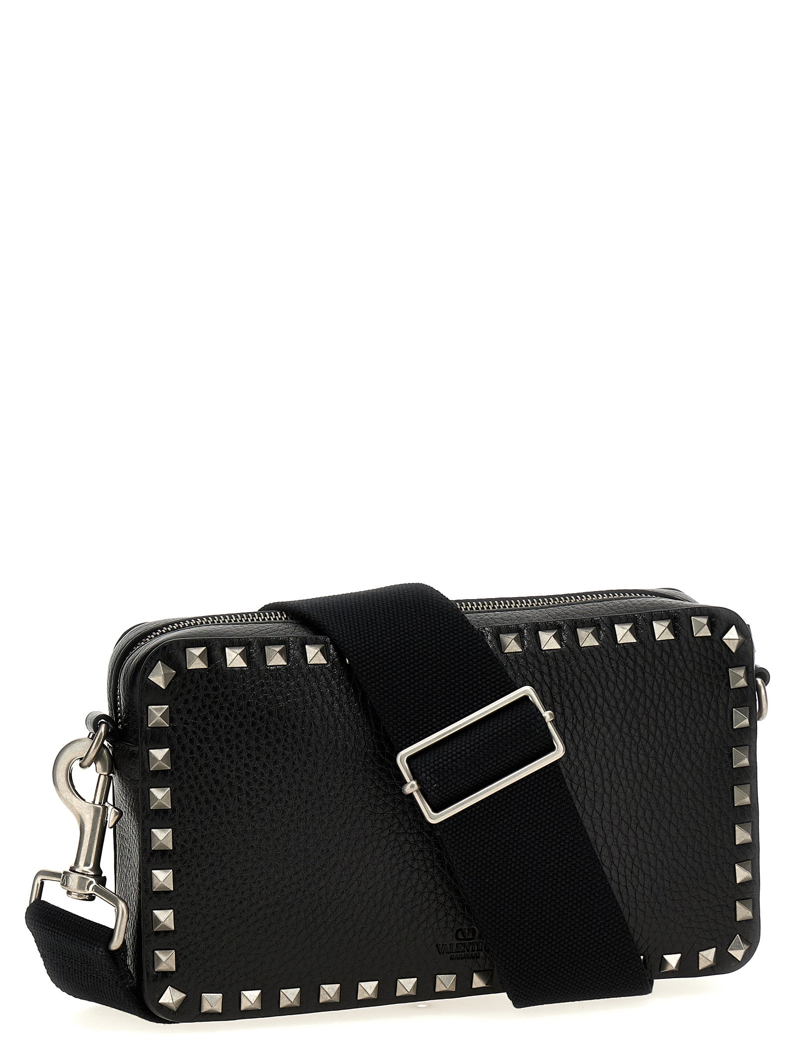 Calfskin Rockstud Crossbody Bag