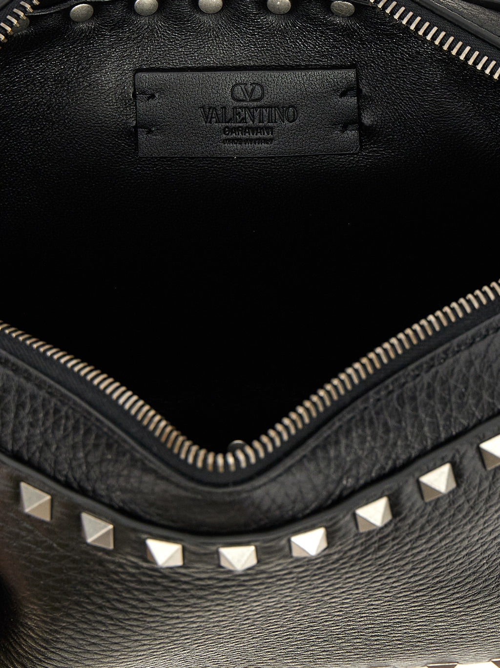 Calfskin Rockstud Crossbody Bag