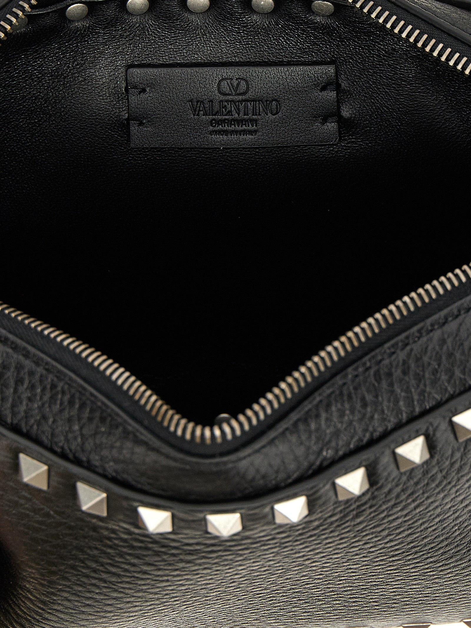 Calfskin Rockstud Crossbody Bag