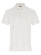 White Piqué Cotton Polo Shirt