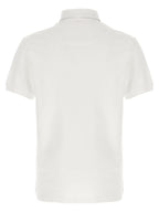 White Piqué Cotton Polo Shirt
