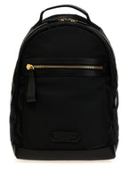 Recycled Nylon and Calf Leather Backpack