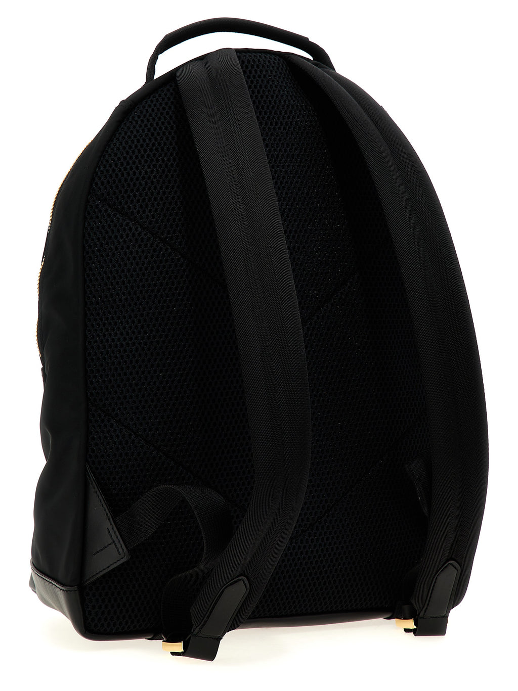Recycled Nylon and Calf Leather Backpack