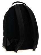 Recycled Nylon and Calf Leather Backpack