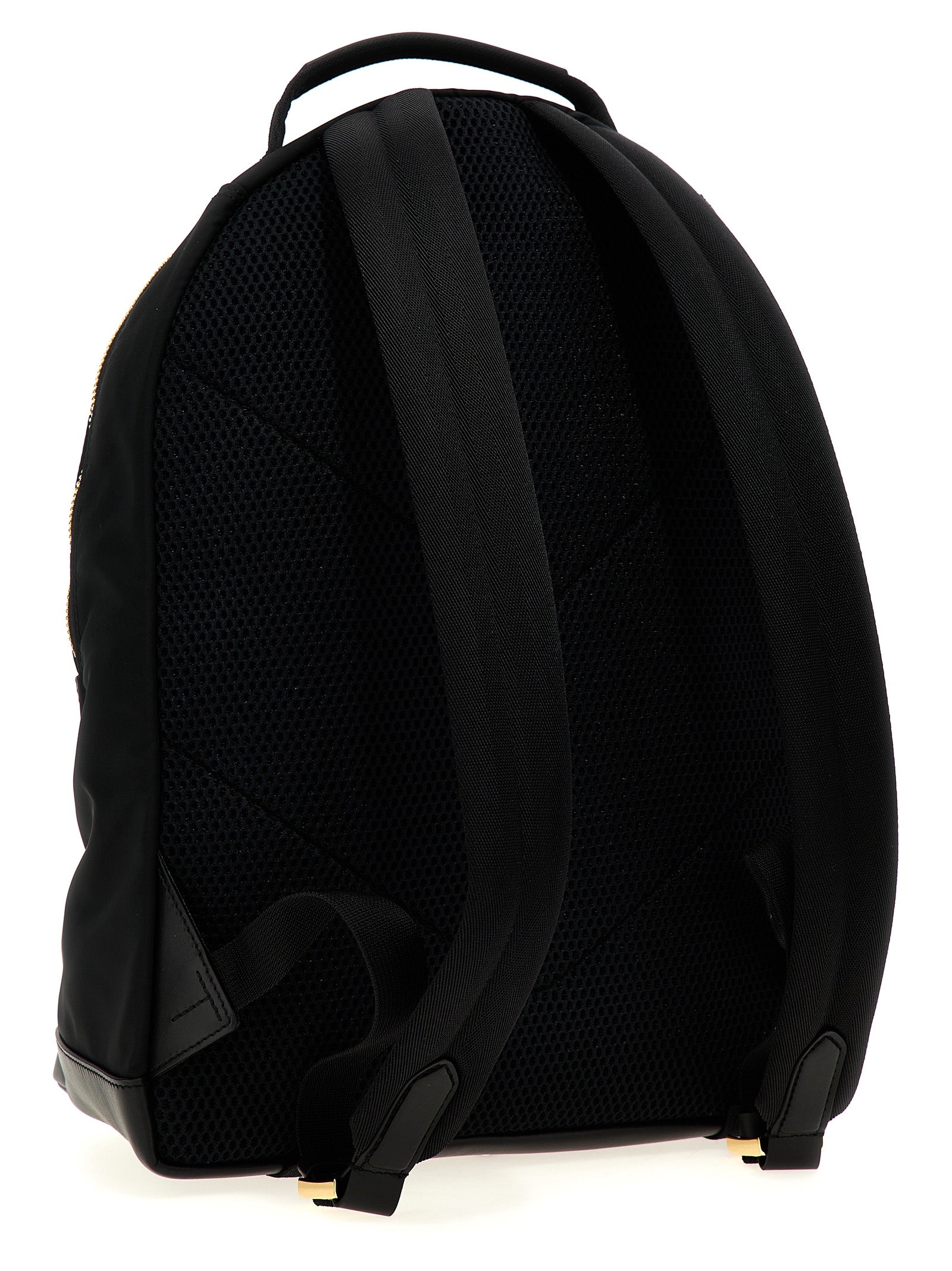Recycled Nylon and Calf Leather Backpack