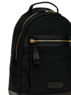 Recycled Nylon and Calf Leather Backpack