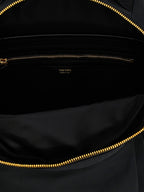 Recycled Nylon and Calf Leather Backpack