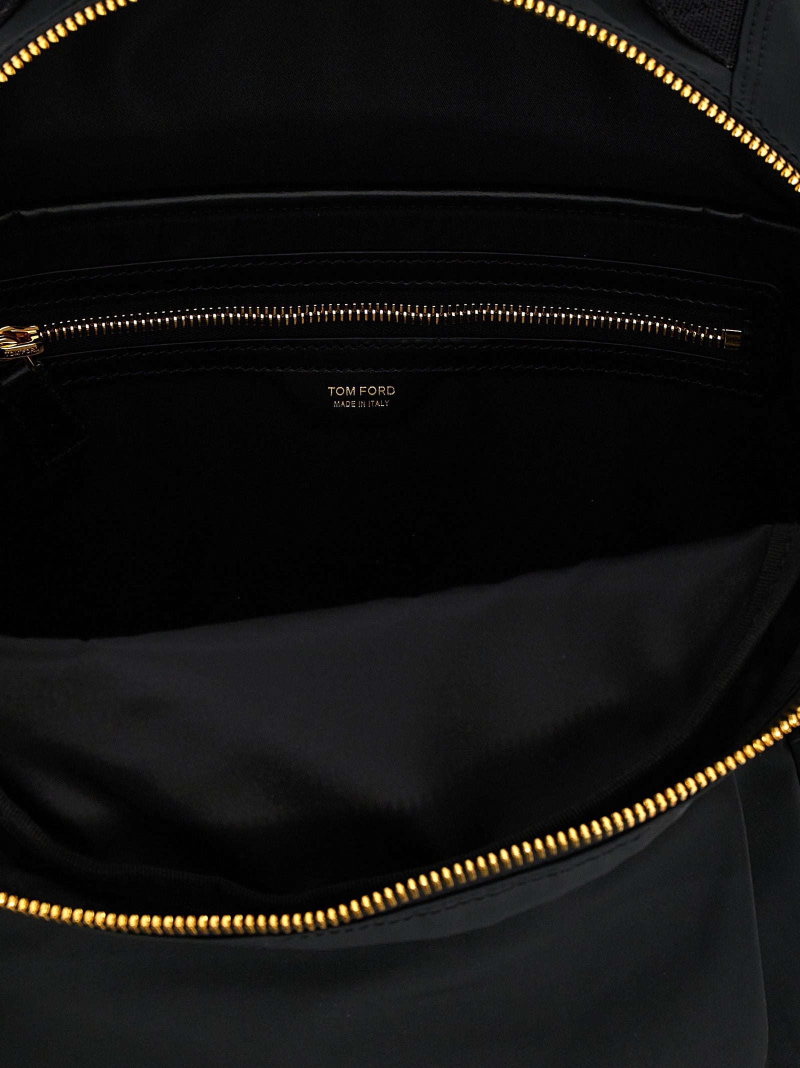 Recycled Nylon and Calf Leather Backpack