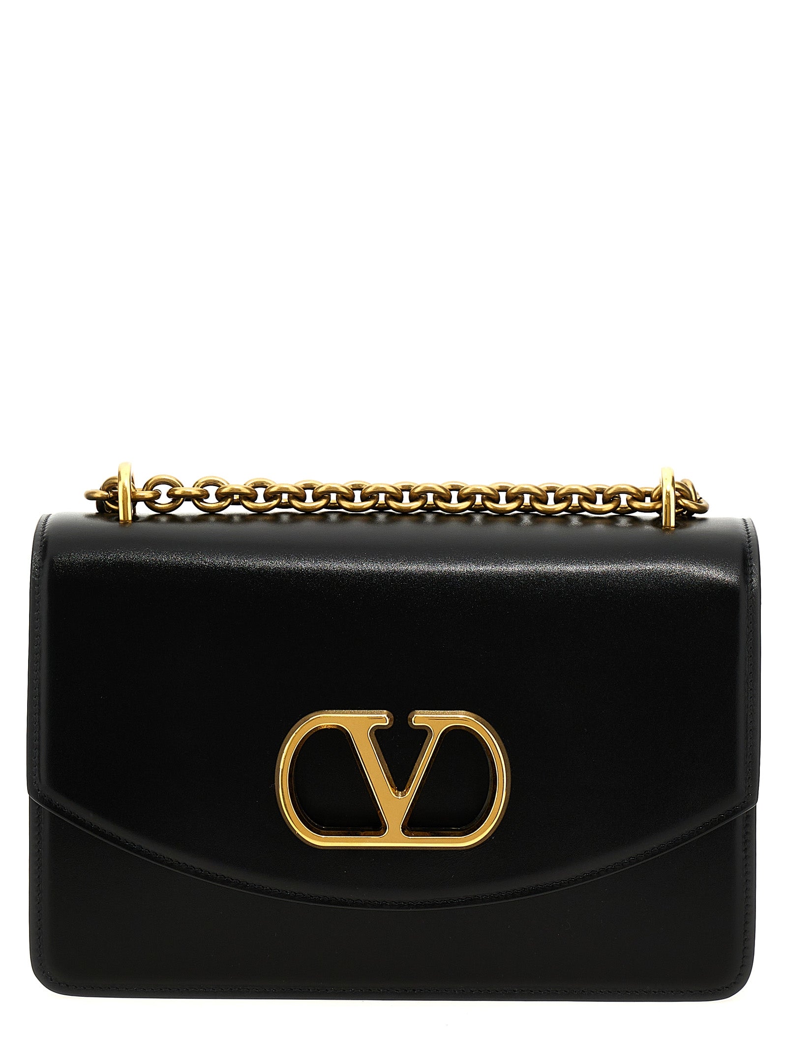 Calfskin Vain Shoulder Bag