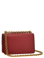 Red Calfskin Shoulder Bag