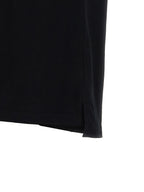 Black Cotton Piqué Polo Shirt