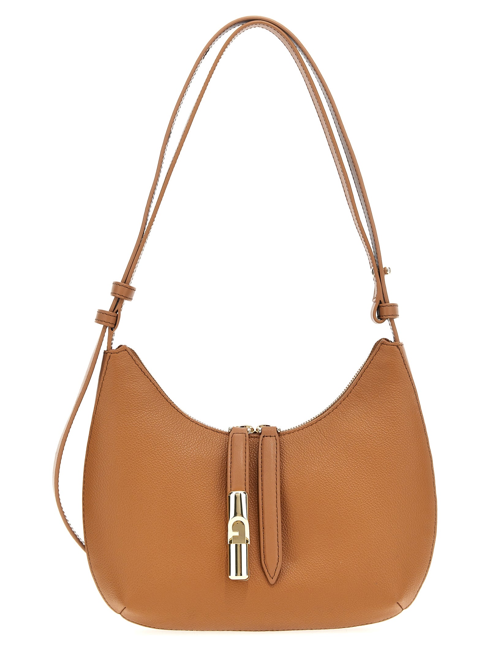 Hammered Leather Goccia S Shoulder Bag