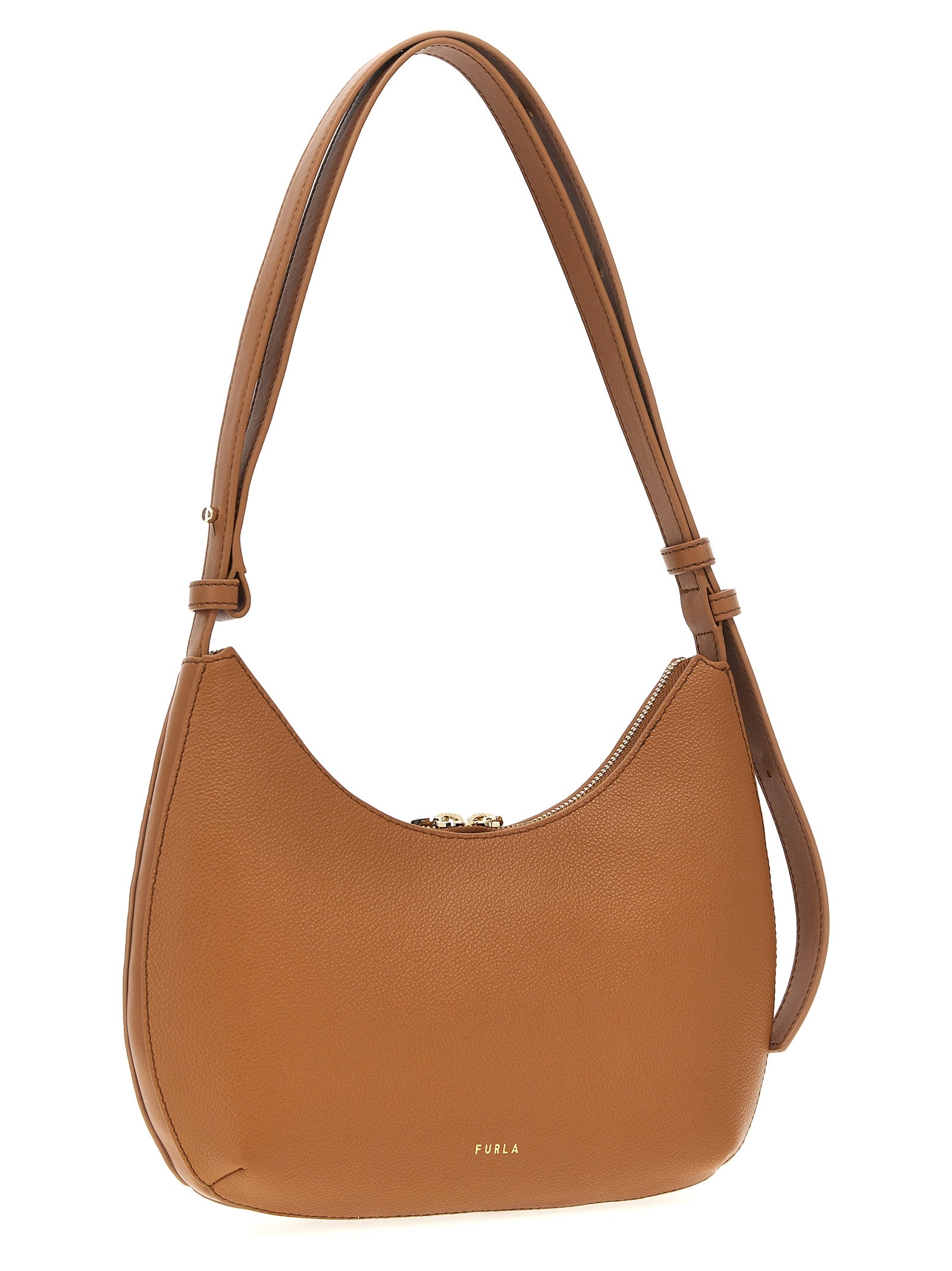 Hammered Leather Goccia S Shoulder Bag