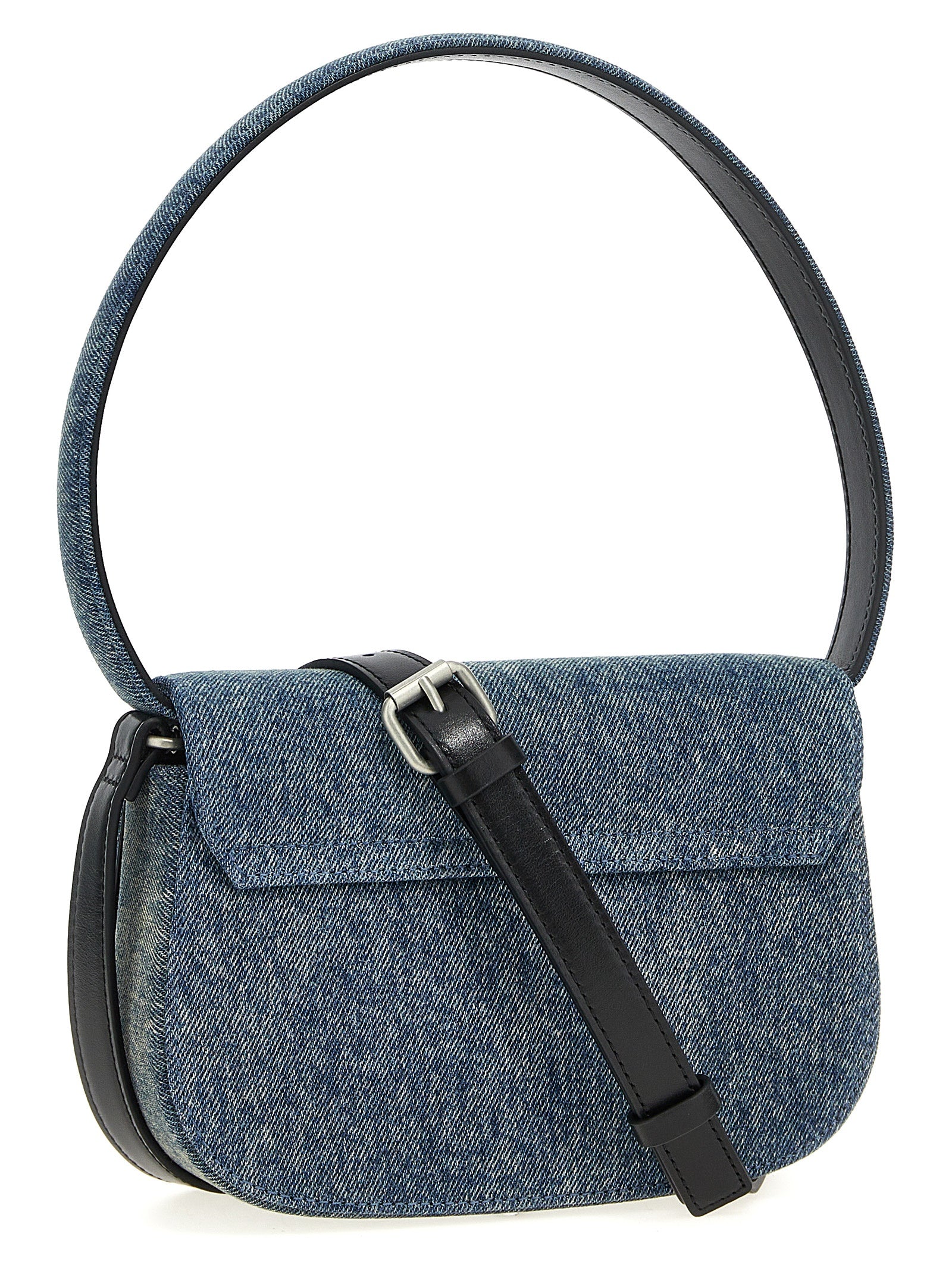 Blue Cotton Shoulder Bag