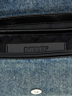 Blue Cotton Shoulder Bag
