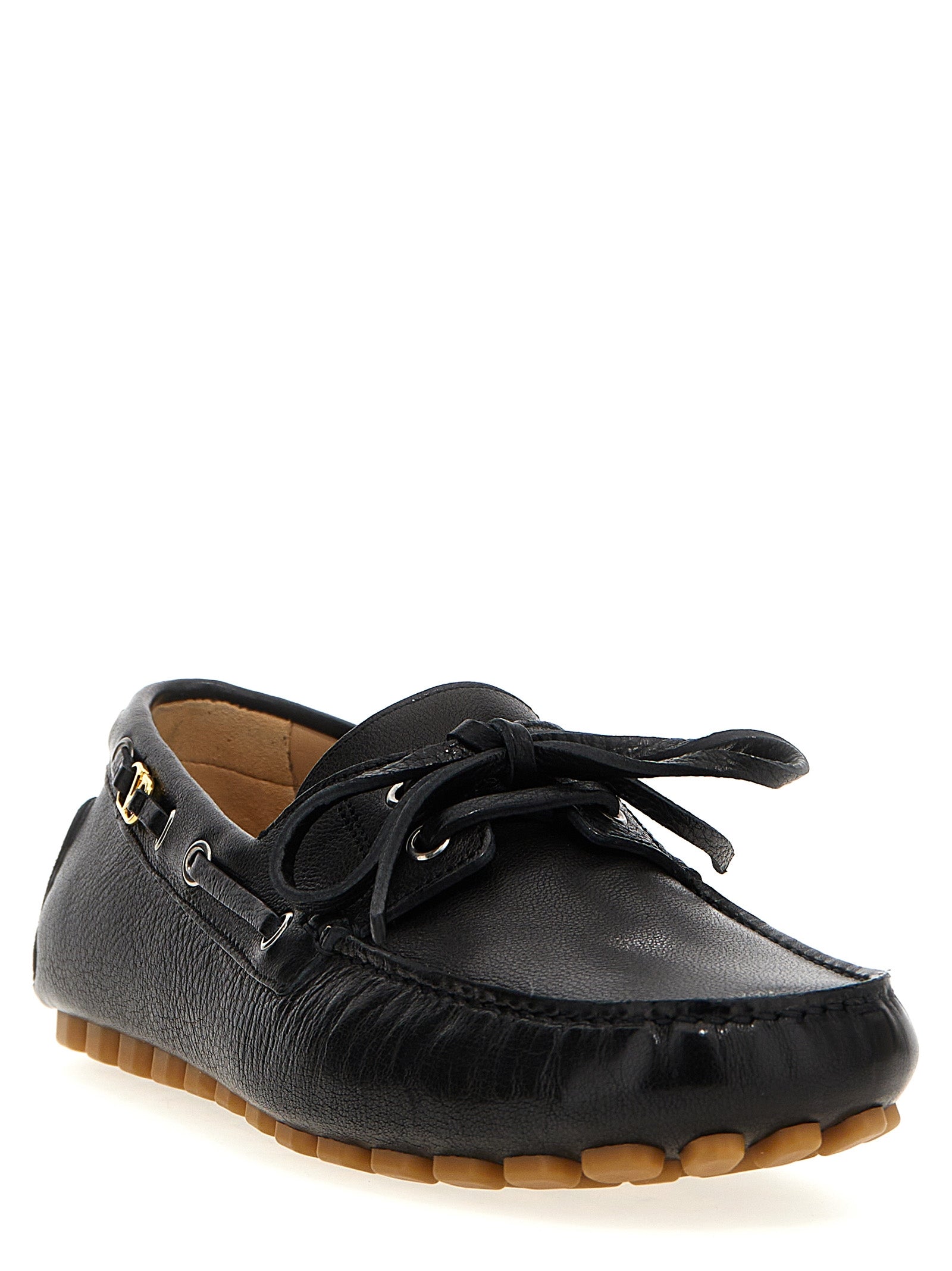 Buffalo Leather Driver Fastaway Loafers