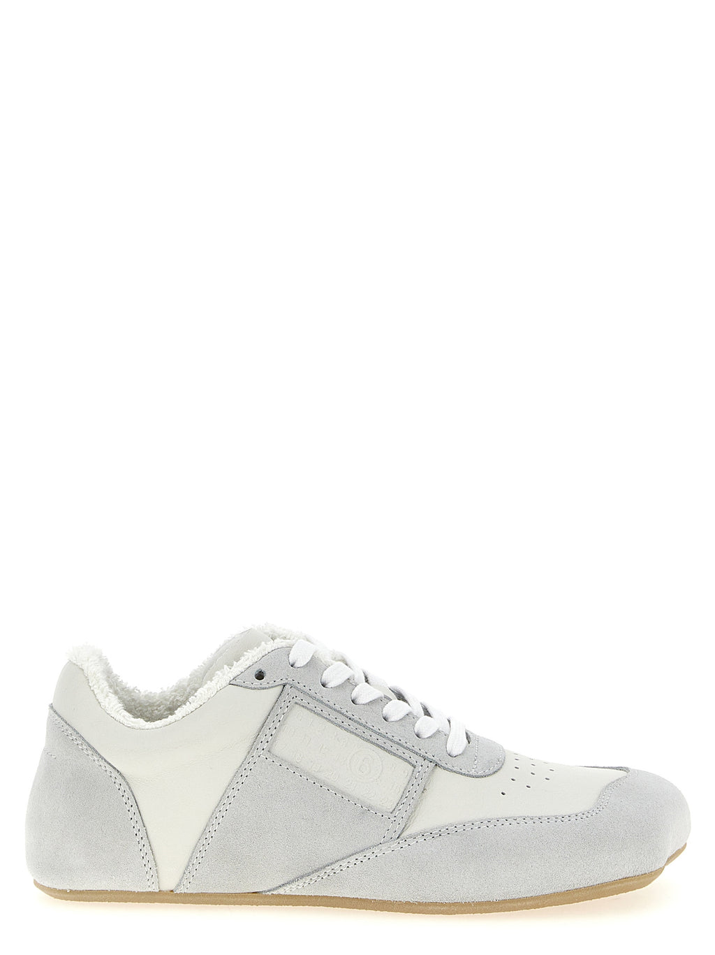 Gray Calfskin Athletic Sneakers