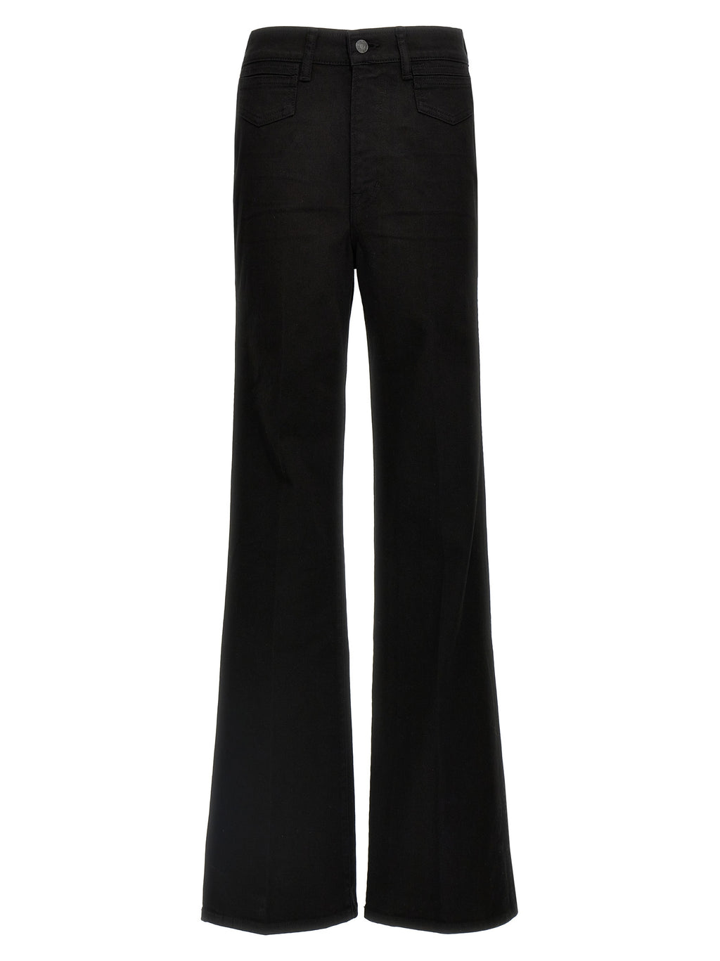 Cotton Stretch Wide Flare Jeans