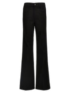 Cotton Stretch Wide Flare Jeans
