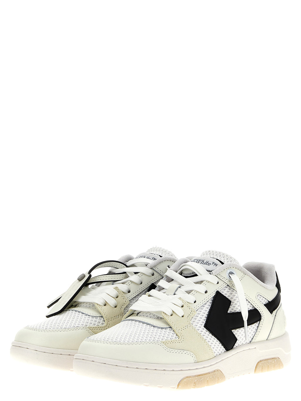 Bicolor Bovine Leather Slim Out Of Office Sneakers