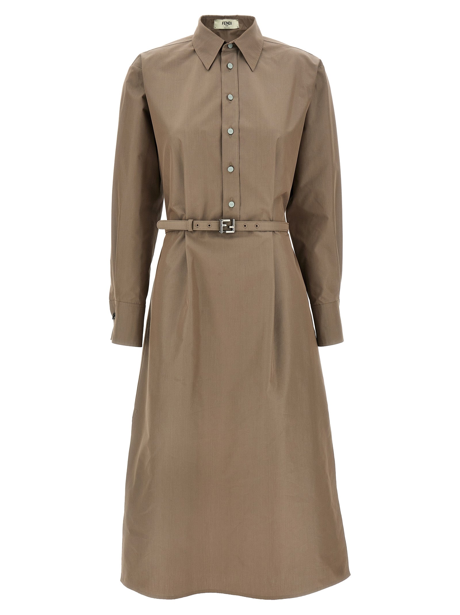 Cotton Silk Midi Dress