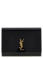 Black Plexiglass Minaudière Vicky Crossbody Bag