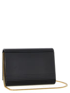 Black Plexiglass Minaudière Vicky Crossbody Bag