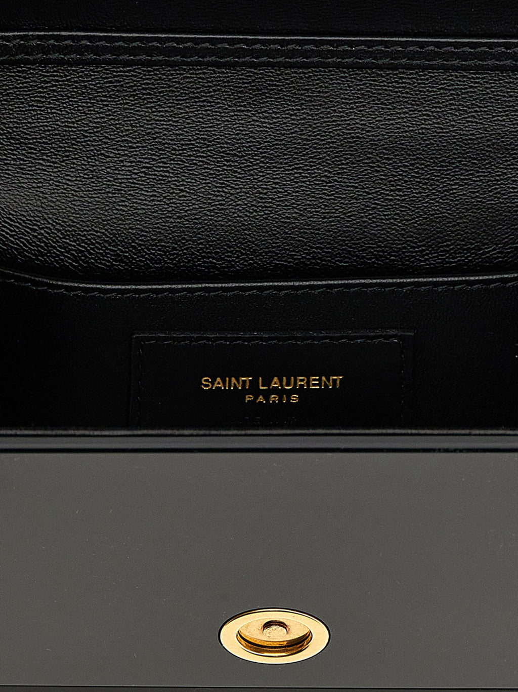 Black Plexiglass Minaudière Vicky Crossbody Bag