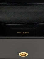 Black Plexiglass Minaudière Vicky Crossbody Bag