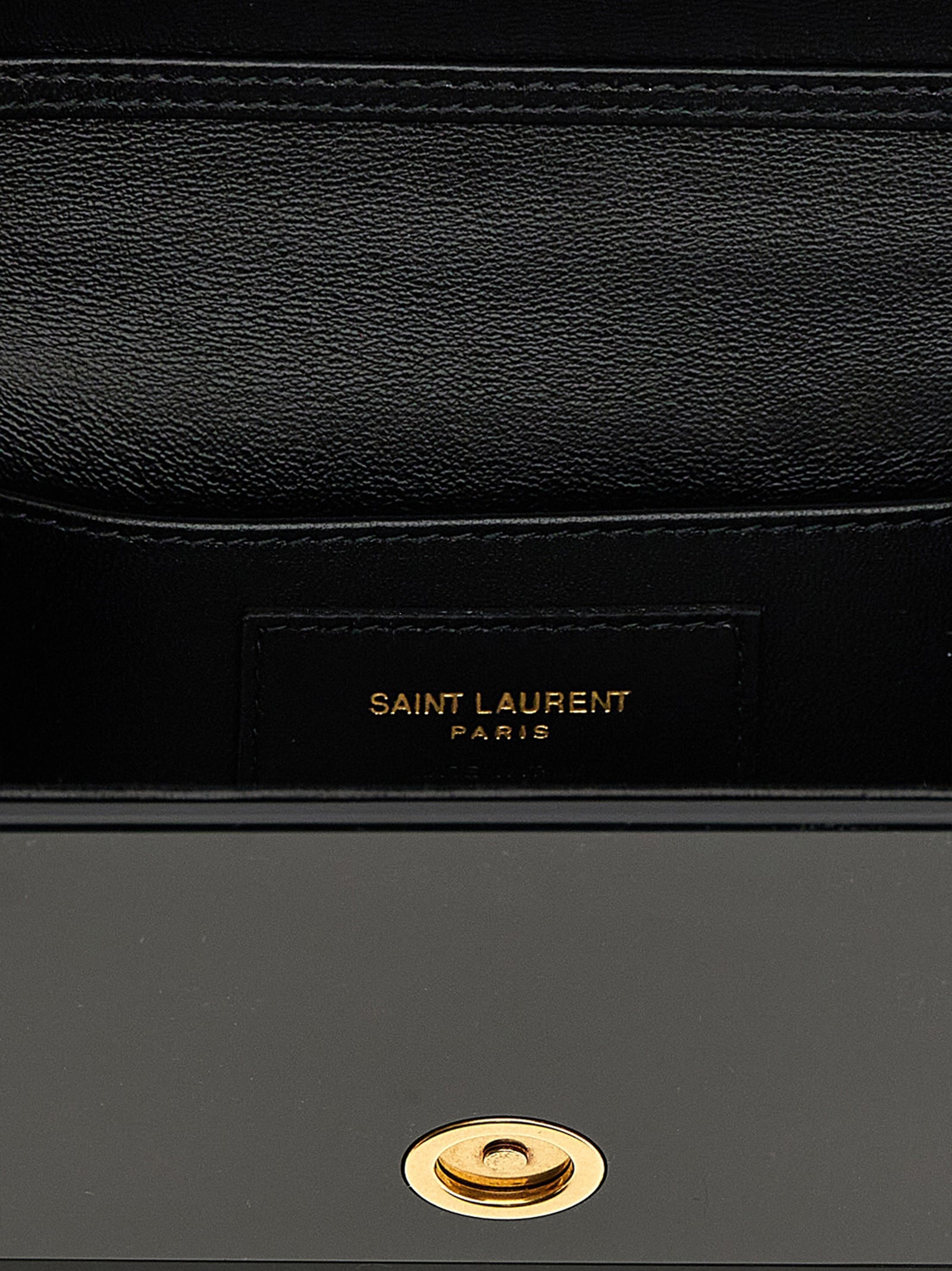 Black Plexiglass Minaudière Vicky Crossbody Bag