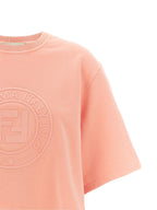 Cotton Crop Sweatshirt With Roma Embroidery
