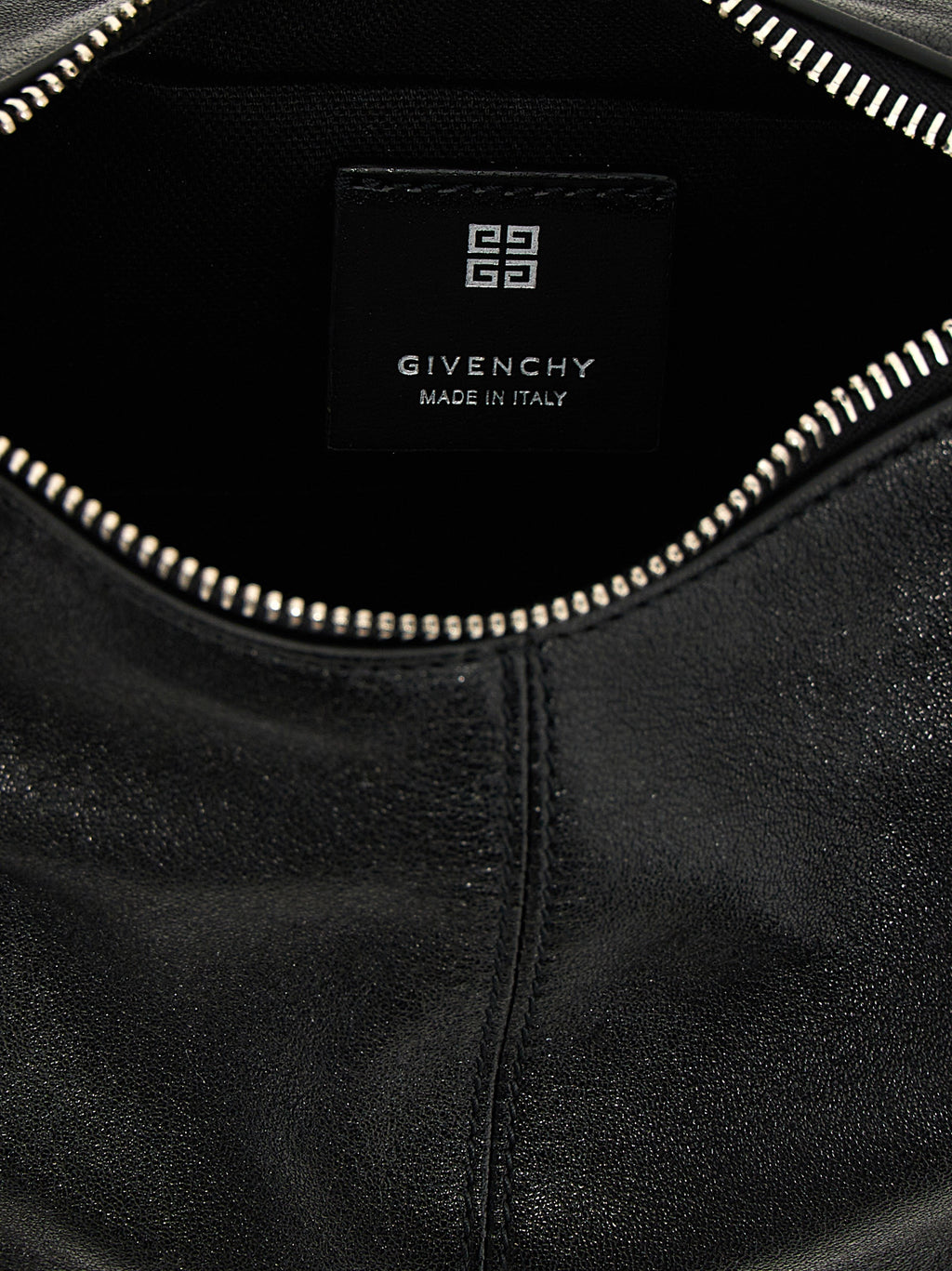 Black Lamb Leather Shoulder Bag