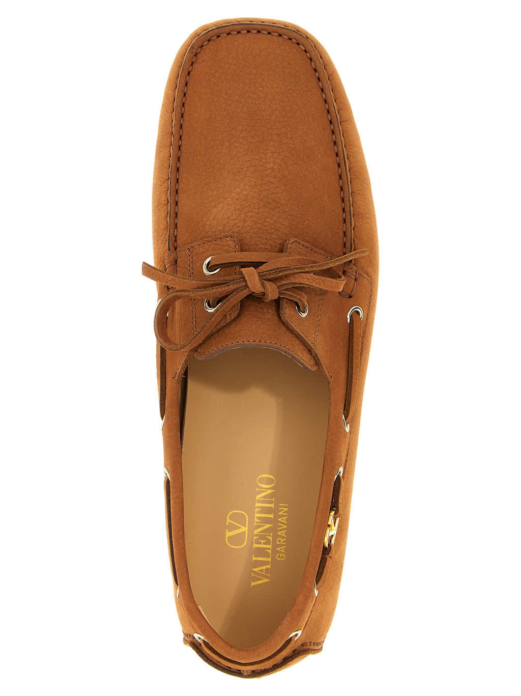 Brown Calfskin Driver Fastaway Loafers