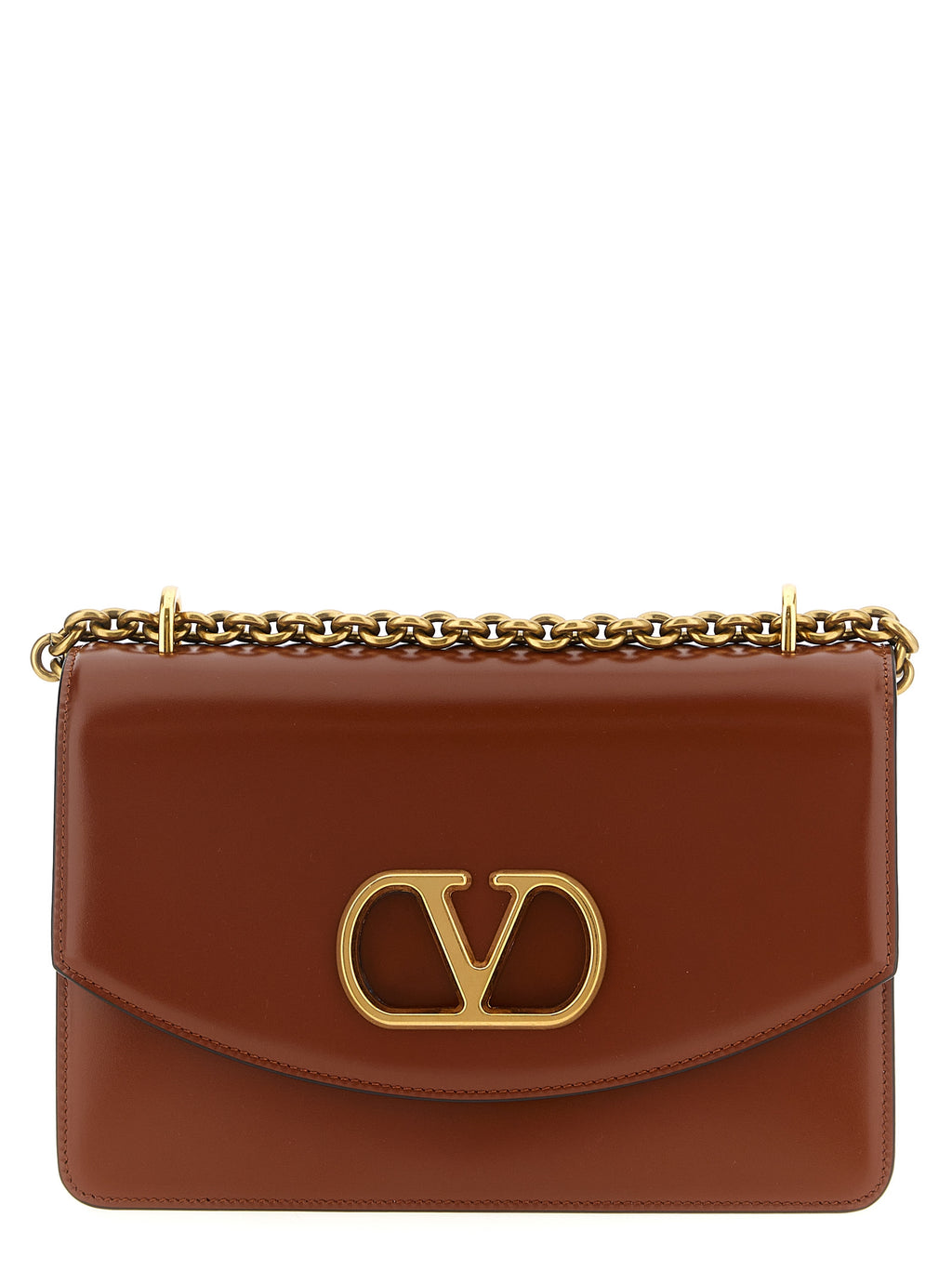 Calfskin Vain Shoulder Bag