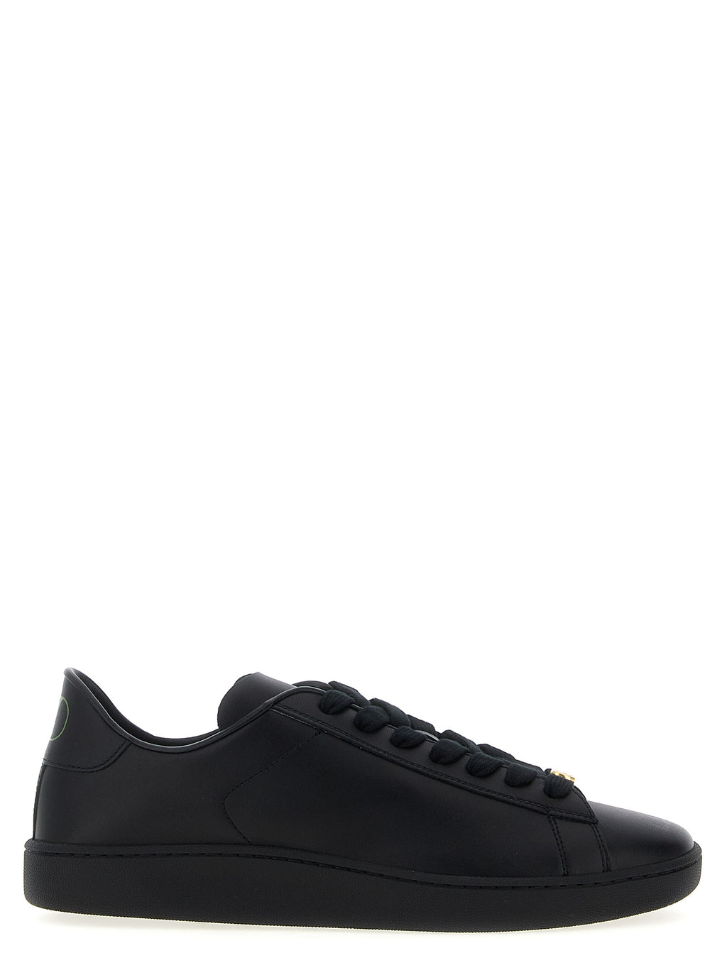 Black Calfskin Low Top Sneakers