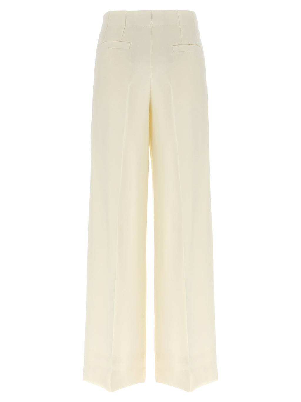 Camilla Wool & Silk Casual Trousers