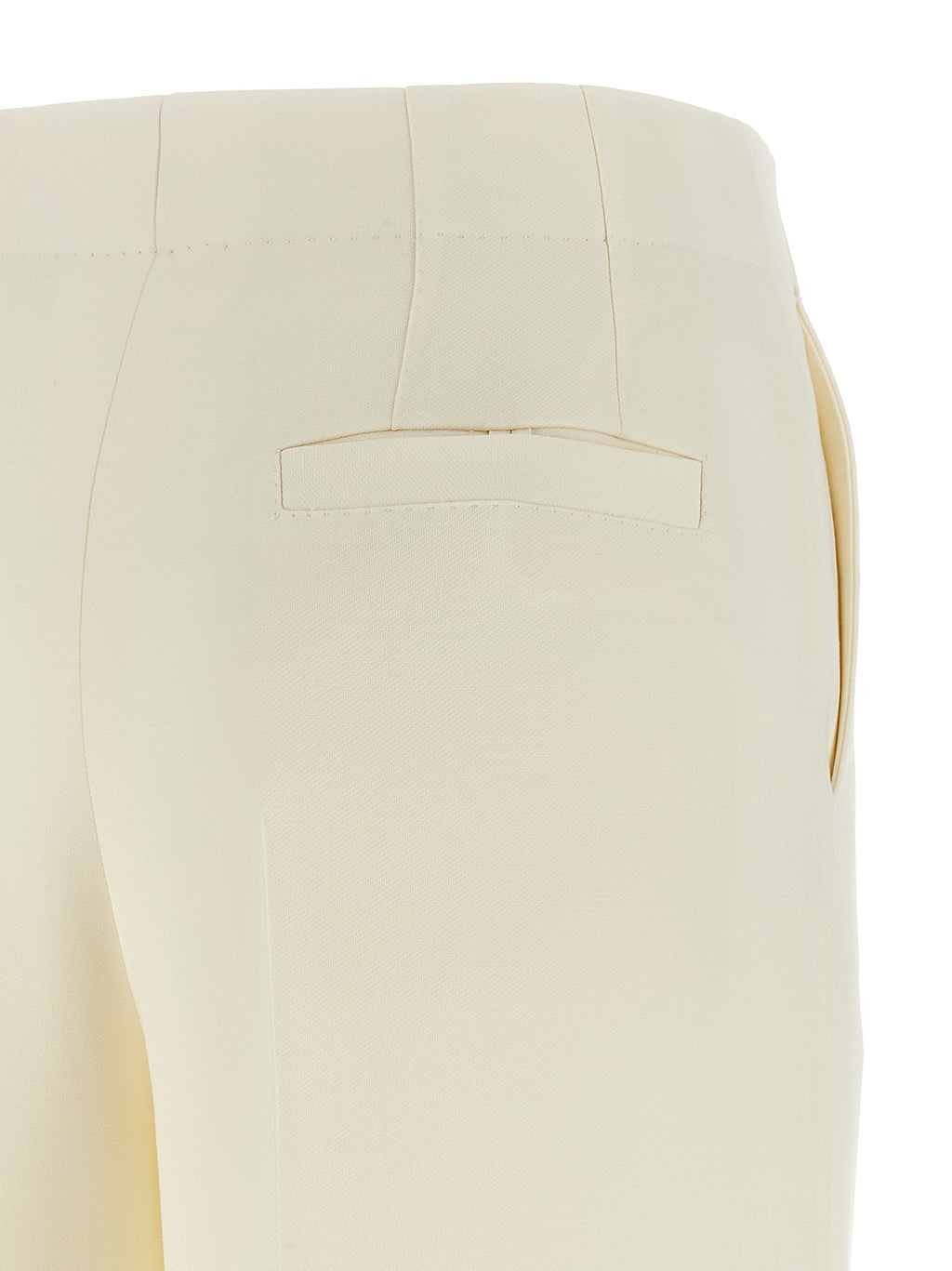Camilla Wool & Silk Casual Trousers