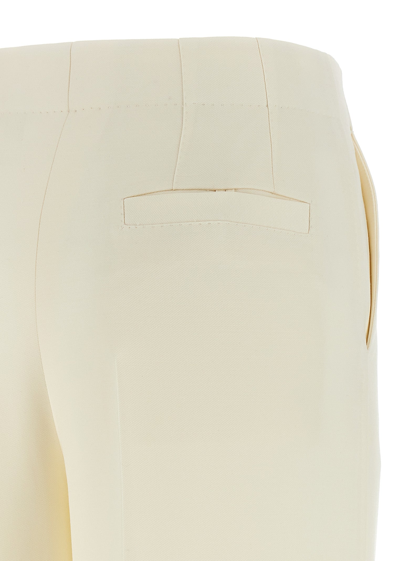 Camilla Wool & Silk Casual Trousers