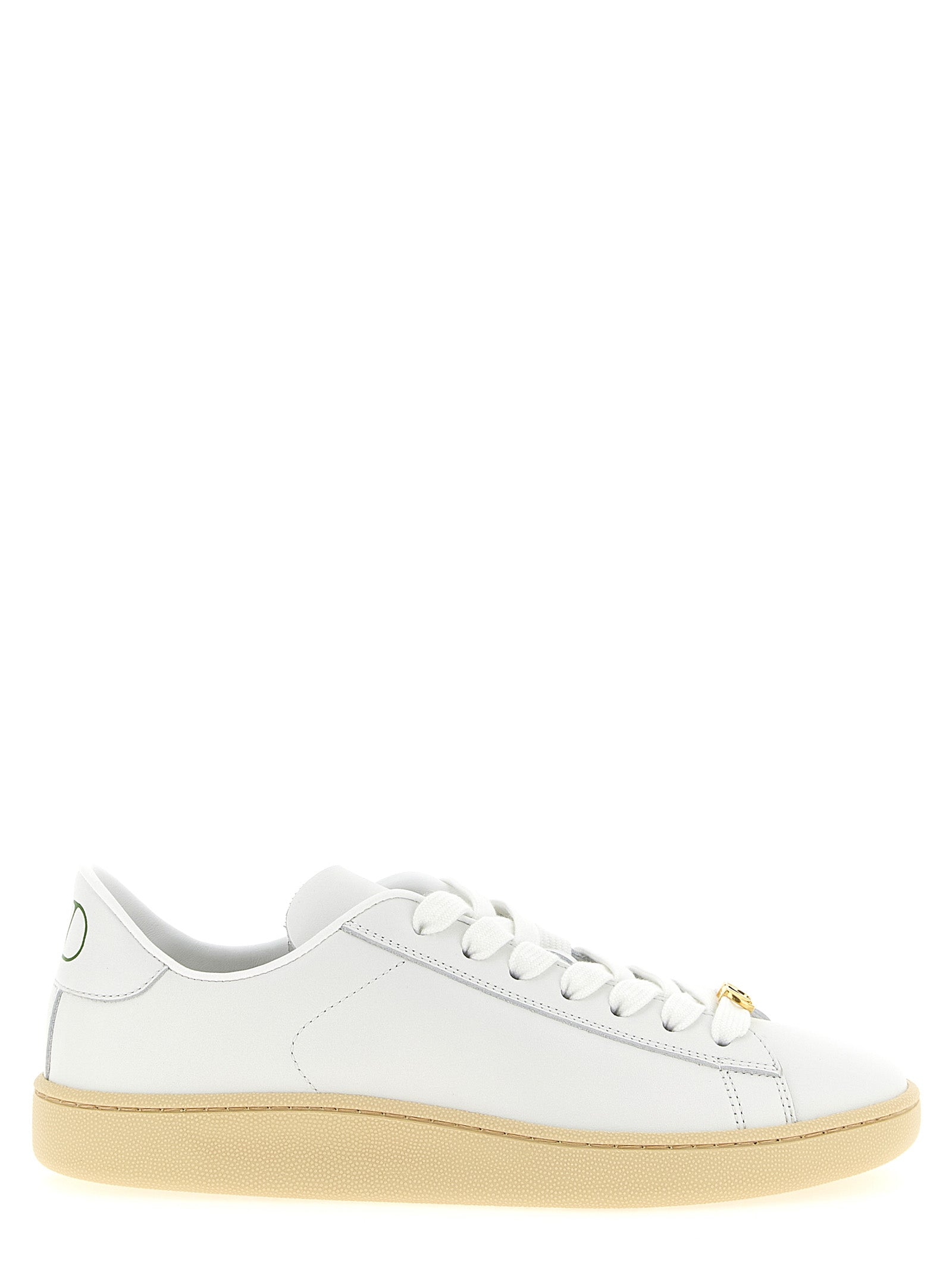 White Calfskin Royco Sneakers