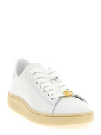 White Calfskin Royco Sneakers