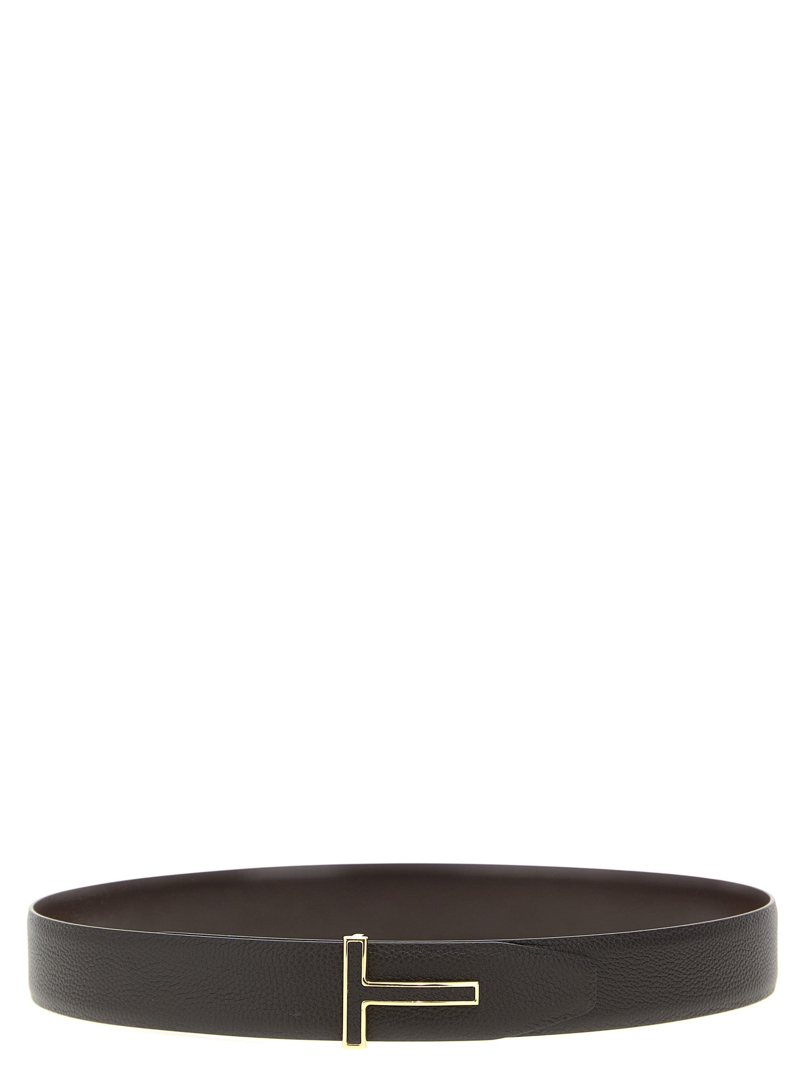 Brown Calfskin Reversible Belt