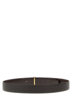 Brown Calfskin Reversible Belt