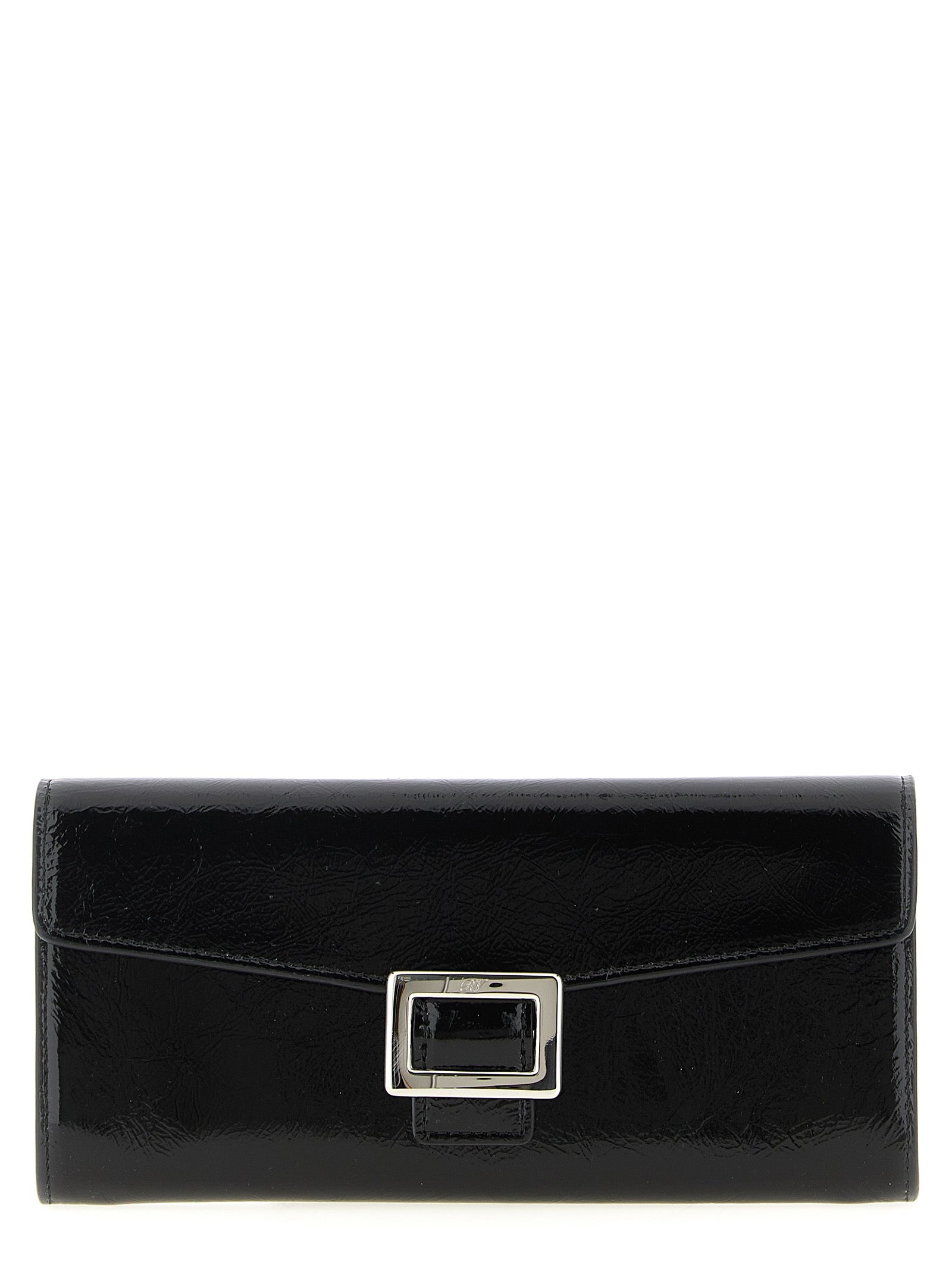 Black Calfskin Belle Vivier Wallet on Chain