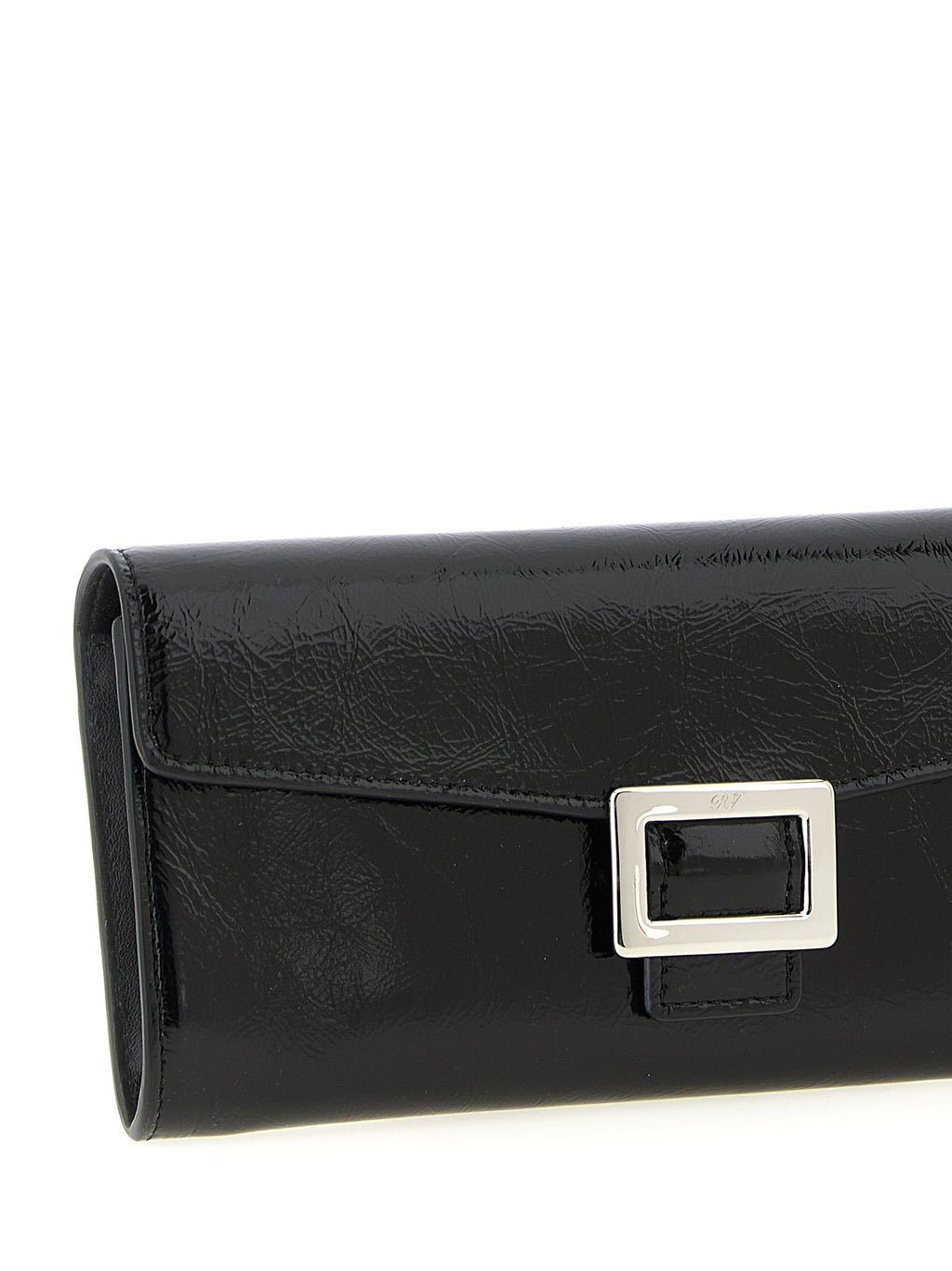 Black Calfskin Belle Vivier Wallet on Chain