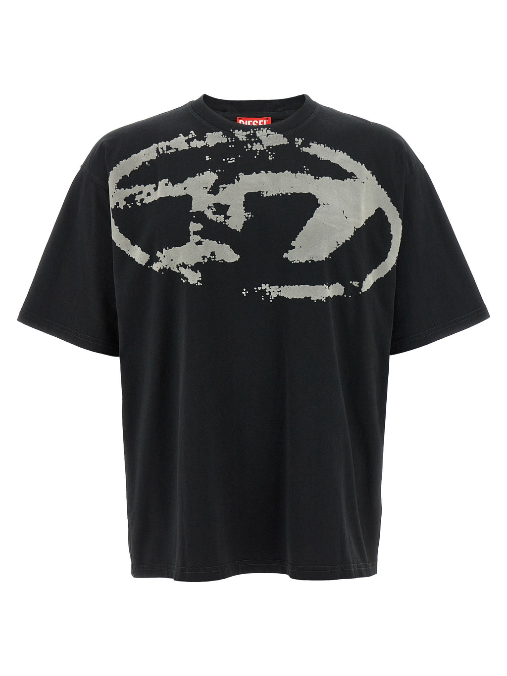 Rough-Effect Cotton T-Shirt
