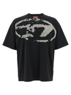 Rough-Effect Cotton T-Shirt