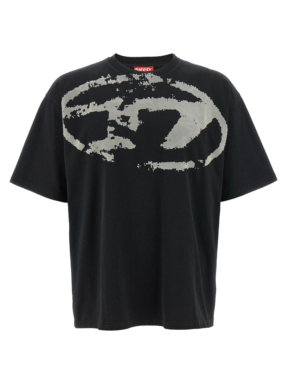 Rough-Effect Cotton T-Shirt