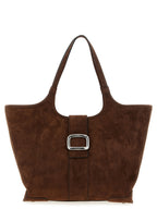 Goat Leather Midi Shopping Bag