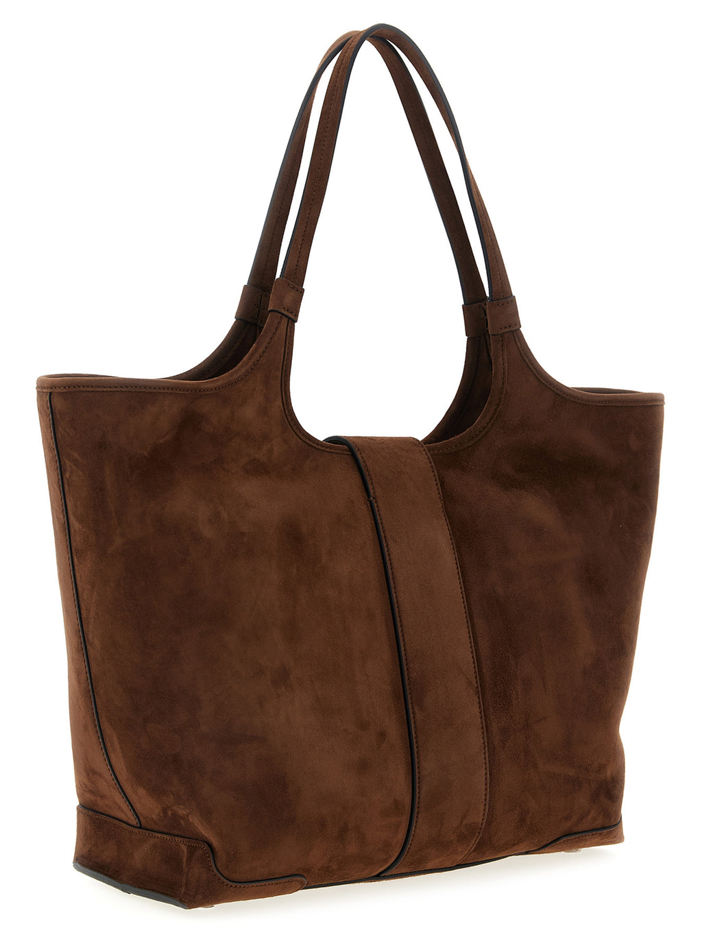 Goat Leather Midi Shopping Bag